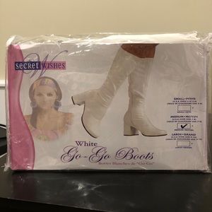 White Go-Go boots